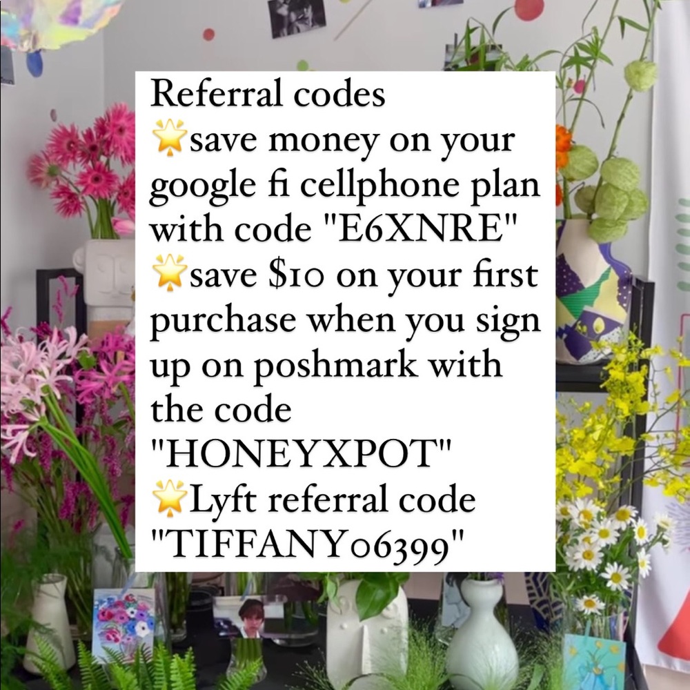 Referral codes lyft uber Poshmark